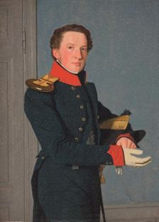 Portrait of the Naval Lieutenant D. Christen Schifter Feilberg, 1832-1836. Creator: Christen Købke