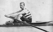 Portrait of the New Zealand sculler Tom Sullivan, 1896. Creator: Gordon & Co