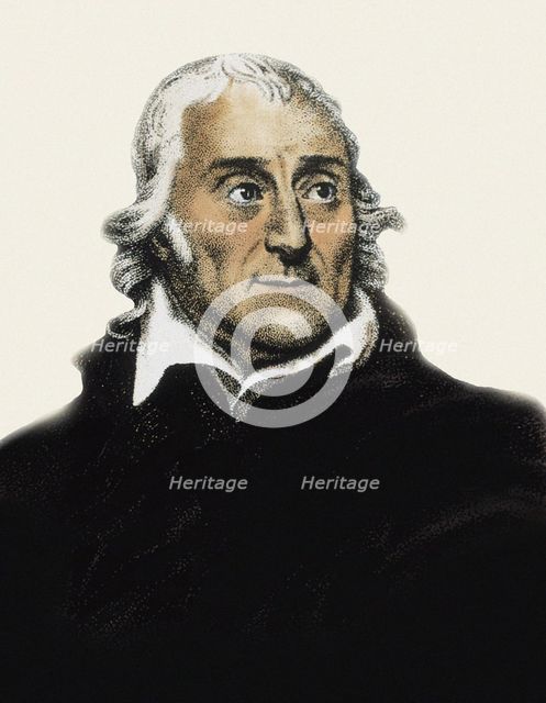 Portrait of the opera librettist and poet Lorenzo Da Ponte (1749-1838), .