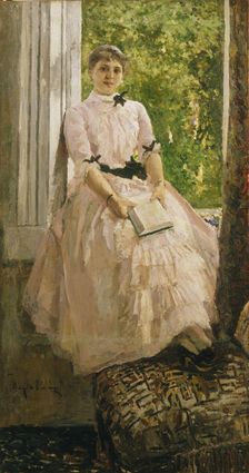 Portrait of the opera singer Tatyana Lyubatovich, End of 1880s