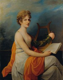 Portrait of the opera singer Therese Saal (1782-1855) as Eve, 1802. Creator: Füger, Heinrich Friedrich (1751-1818)