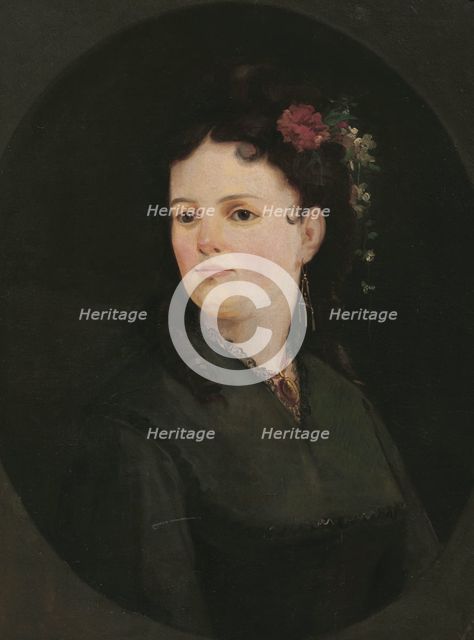 Portrait of the opera singer Adelina Patti (1843-1919), 1905. Creator: Sorolla y Bastida, Joaquín (1863-1923).