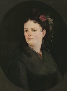 Portrait of the opera singer Adelina Patti (1843-1919), 1905. Creator: Sorolla y Bastida, Joaquín (1863-1923)