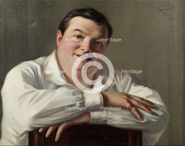 Portrait of the opera singer Enrico Caruso (1873-1921).