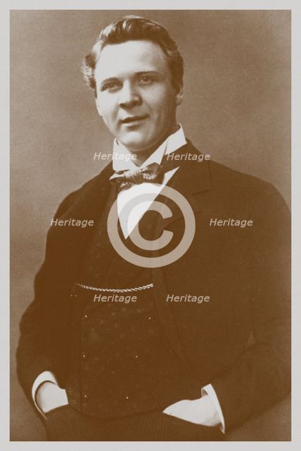 Portrait of the opera singer Feodor Chaliapin (1873–1938). Artist: Anonymous  