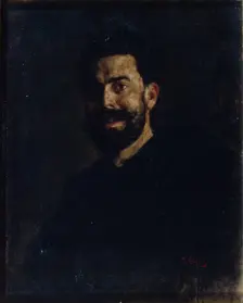Portrait of the opera singer Francisco d’Andrade (1859-1921), 1885. Artist: Serov, Valentin Alexandrovich (1865-1911)