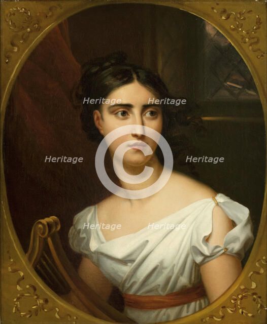 Portrait of the opera singer Giuditta Pasta (1798-1865), as Desdemona..., 1825. Creator: Anonymous.