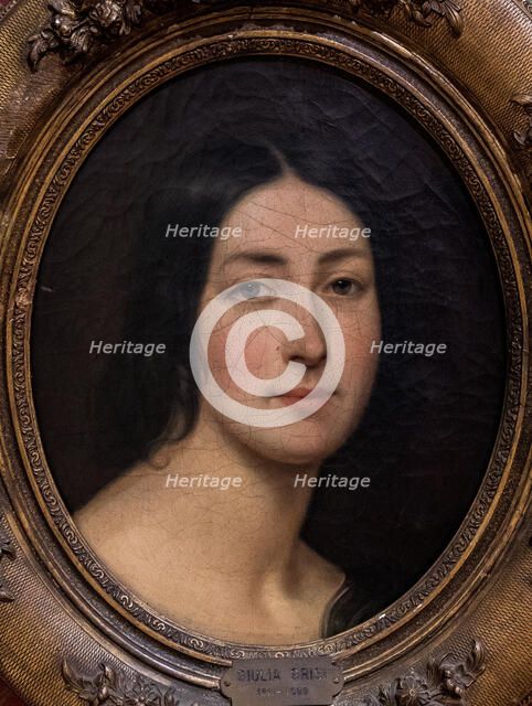 Portrait of the opera singer Giulia Grisi (1811-1869), First half of the 19th century. Creator: Anonymous.
