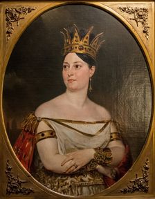 Portrait of the opera singer Giuseppina Ronzi de Begnis (1800-1853) as Fausta, 1833-1835. Creator: Karl Briullov