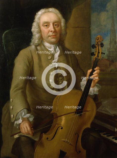 Portrait of the opera singer Gustavus Waltz, c1750. Creator: Williams, John Michael (1710-ca 1780).