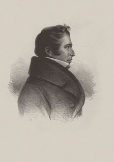 Portrait of the opera singer Heinrich Blume (1788-1856)