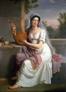 Portrait of the opera singer Isabella Angela Colbran (1785-1845) , c. 1805-1810