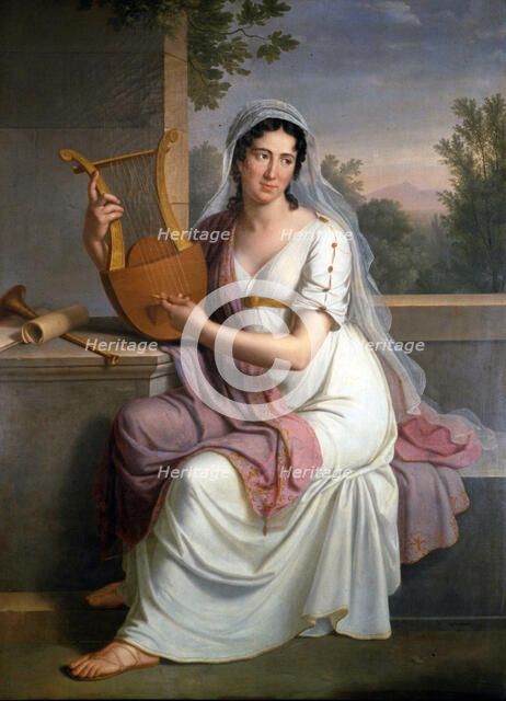 Portrait of the opera singer Isabella Angela Colbran (1785-1845) , c. 1805-1810.