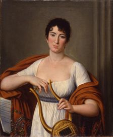 Portrait of the opera singer Isabella Angela Colbran (1785-1845), c. 1815
