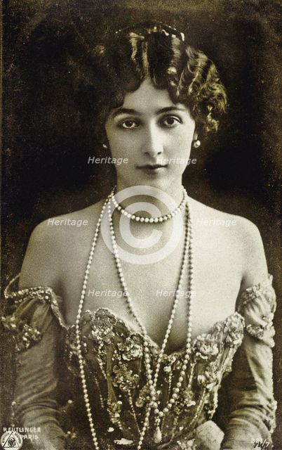 Portrait of the opera singer Lina Cavalieri (1874-1944).