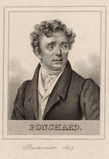 Portrait of the opera singer Louis Antoine Eléonore Ponchard (1787-1866) , 1827. Creator: Bertonnier, Pierre-François (1791-1858)