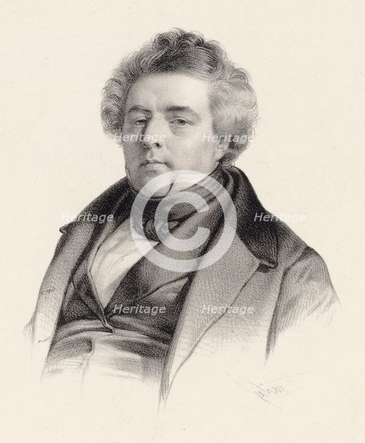 Portrait of the opera singer Luigi Lablache (1794-1858) , 1841.