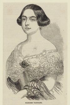Portrait of the operatic soprano Eugenia Tadolini, née Savorani (1809-1872), 1848