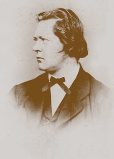 Portrait of the organist and composer Theodor Kirchner (1823-1903). Creator: Anonymous