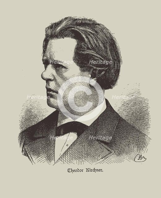 Portrait of the organist and composer Theodor Kirchner (1823-1903). Creator: Anonymous.
