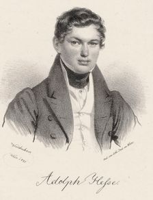 Portrait of the organist and composer Adolph Friedrich Hesse (1809-1863) , 1831