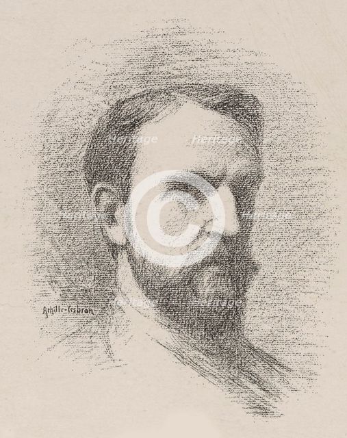 Portrait of the organist and composer Alexandre Georges (1850-1938), 1910.