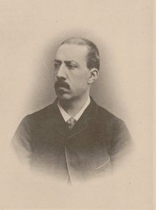 Portrait of the organist and composer Charles-Marie Widor (1844-1937) , 1870-1875. Creator: Anonymous