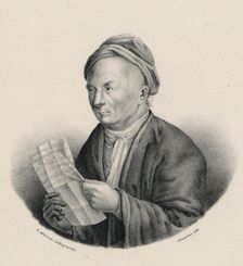 Portrait of the organist and composer Gottfried August Homilius (1714-1785) , c. 1830