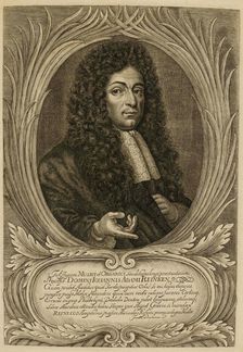 Portrait of the organist and composer Johann Adam Reincken (1643-1722), um 1700. Creator: Anonymous
