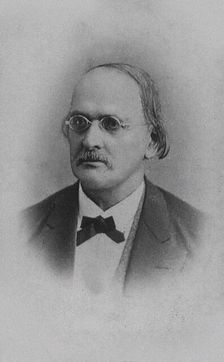 Portrait of the organist and composer Karl Emanuel Klitzsch (1818-1889). Creator: Anonymous