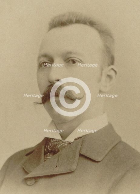 Portrait of the organist and composer Léon Boëllmann (1862-1897), 1896. Creator: Photo studio Reutlinger, Paris  .