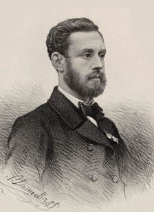 Portrait of the organist and composer Louis James Alfred Lefébure-Wely (1817-1869), 1855. Creator: Anonymous