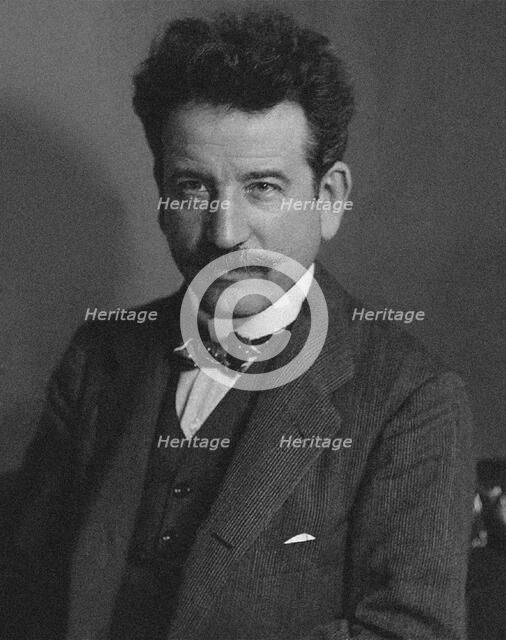 Portrait of the organist and composer Marco Enrico Bossi (1861-1925). Creator: Anonymous.