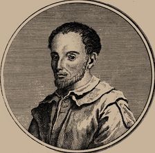 Portrait of the organist and composer Paolo Agostini (1539-1629) , . Creator: Caldwall, James (1739-1819)