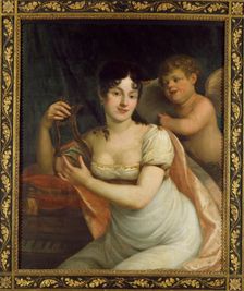 Portrait of the organist, composer and pianist Maria Brizzi Giorgi (1775-1812), c1805-1810. Creator: Gargalli, Filippo (1750-1835)