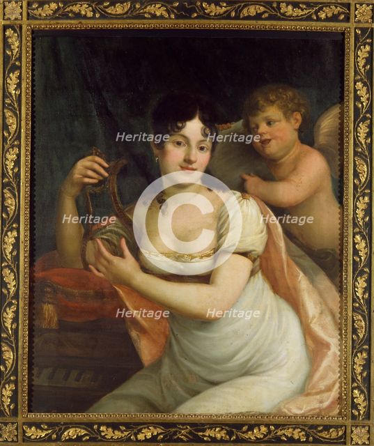Portrait of the organist, composer and pianist Maria Brizzi Giorgi (1775-1812), c1805-1810. Creator: Gargalli, Filippo (1750-1835).