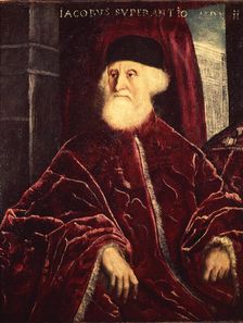 Portrait of the attorney James Saranzo painting by Tintoretto