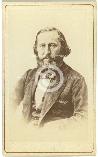 Portrait of the author Alexander Aksakov (1832-1903).