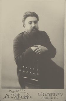 Portrait of the author Alexander Kuprin (1870-1938), 1901. Creator: Photo studio Mark Ioffe