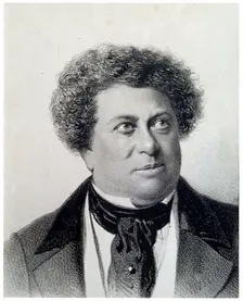 Portrait of the Author Alexandre Dumas 19th century. Artist: Georg Wilhelm Timm