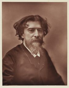 Portrait of the author Alphonse Daudet (1840-1897), c1880-1885. Creator: Etienne Carjat