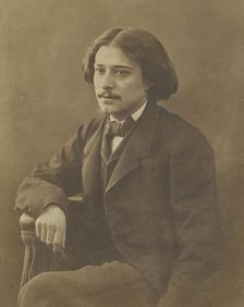 Portrait of the author Alphonse Daudet (1840-1897), ca 1860. Creator: Nadar, Gaspard-Félix (1820-1910)