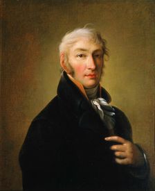Portrait of the author and historian Nikolay M Karamzin 1805. Artist: Giovanni Battista Ortolani Damon