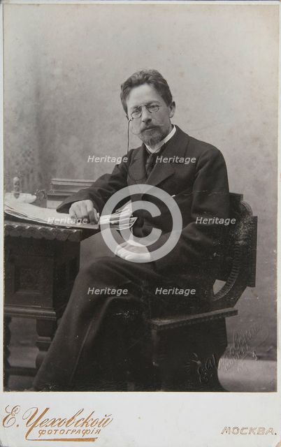 Portrait of the Author Anton Chekhov (1860–1904), 1905.