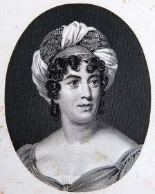 Portrait of the author Baronne Anne Louise Germaine de Staël (1766-1817)