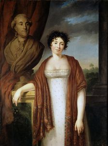 Portrait of the author Baronne Anne Louise Germaine de Staël (1766-1817)