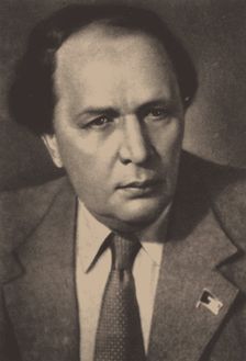 Portrait of the author Count Aleksey Tolstoy (1882-1945)