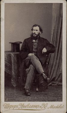 Portrait of the author Count Lev Nikolayevich Tolstoy (1828-1910)