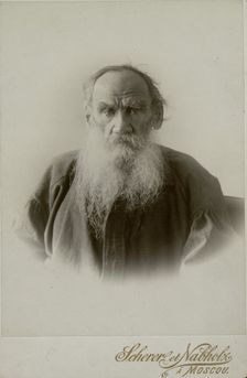 Portrait of the author Count Lev Nikolayevich Tolstoy (1828-1910)