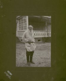 Portrait of the author Count Lev Nikolayevich Tolstoy (1828-1910)